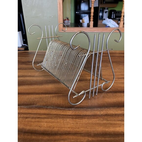 Vintage Wire Metal 45 Record Holder - Picture 1 of 12